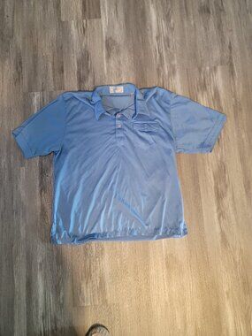Mens light blue Pro Celebrity polo with chest pocket - size XL